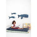 Fluffy toy Crochetts Blue Whale Fish 29 x 84 x 14 cm 3 Pieces