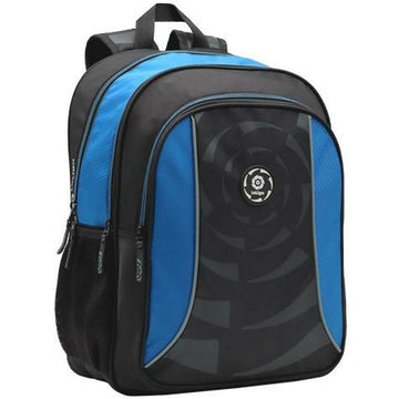 School Bag LaLiga Navy Compact Black Blue (31 x 43 x 13 cm)