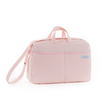 Diaper Changing Bag Mi bollito Light Pink 15 x 30 x 45 cm