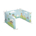 Cot protector HappyFriday Happynois World map Multicolour 210 x 40 cm