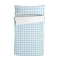 Quilt Cover without Filling HappyFriday Basic Kids Vichy Blue 105 x 200 cm