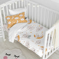 Cot Bedding Set HappyFriday MOSHI MOSHI Multicolour Baby Crib