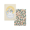 Kitchen Cloth HappyFriday Aware Flower Power Multicolour 70 x 50 cm (2 Units)