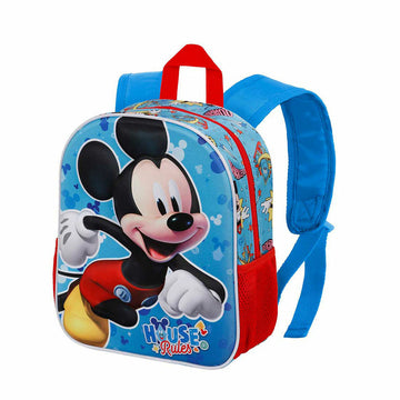 3D School Bag Mickey Mouse Karactermania Blue 26 x 11 x 31 cm