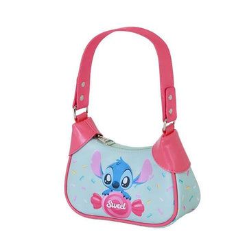 Shoulder Bag Stitch Blue 14,5 X 21,5 X 8 CM