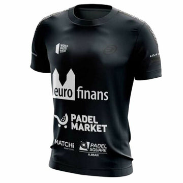 Child's Short Sleeve T-Shirt Bullpadel Odeon Paquito Navarro Black