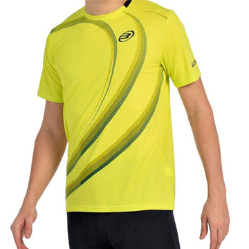 Men’s Short Sleeve T-Shirt Bullpadel Beque Yellow Padel