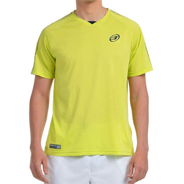 Men’s Short Sleeve T-Shirt Bullpadel Badan Yellow Padel