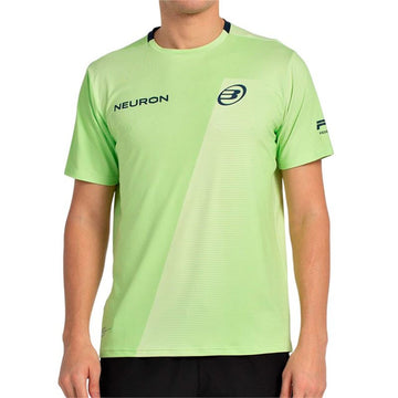 Men’s Short Sleeve T-Shirt Bullpadel Chingotto 25I 059 Lime green Padel