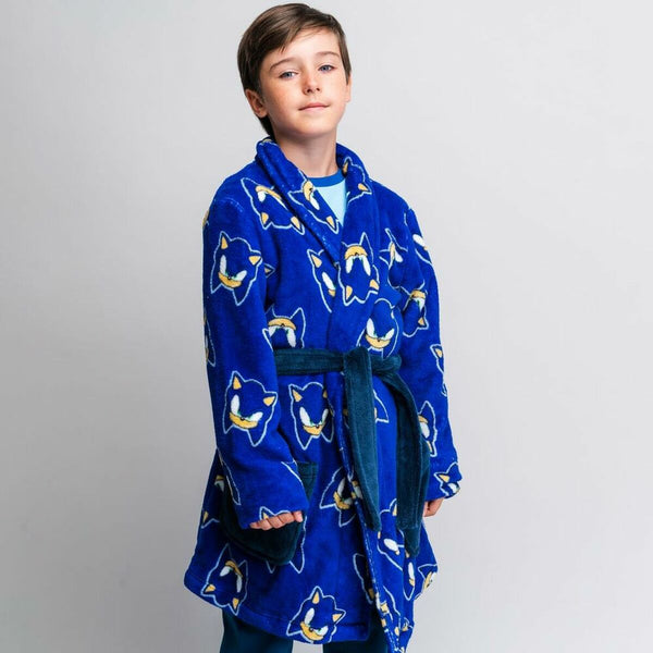 Children's Dressing Gown Sonic Blue