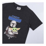 Child's Short Sleeve T-Shirt The Mandalorian Black