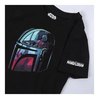 Child's Short Sleeve T-Shirt The Mandalorian Black