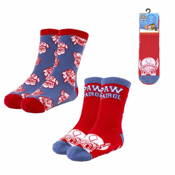 Non-slip Socks The Paw Patrol Multicolour 2 Units