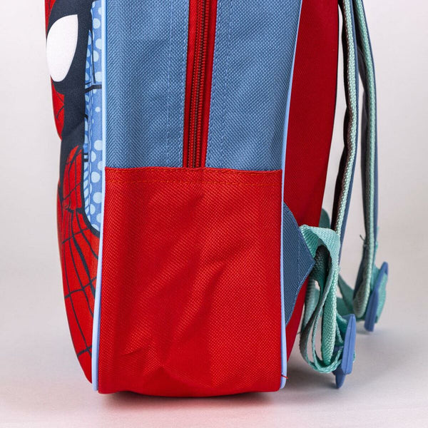 3D Child bag Spider-Man Red Blue 25 x 31 x 10 cm