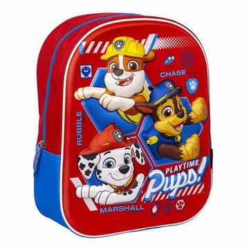 School Bag The Paw Patrol Red 25 x 31 x 10 cm