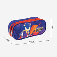 School Case Sonic Purple 22,5 x 8 x 10 cm