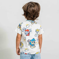 Short Sleeve T-Shirt The Paw Patrol Beige