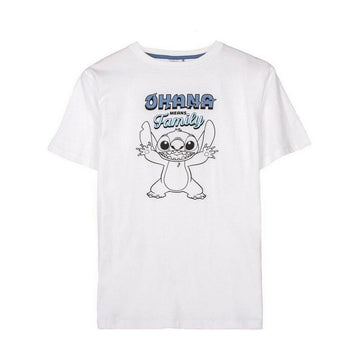 Men’s Short Sleeve T-Shirt Stitch White