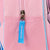 3D School Bag Stitch Pink 25 x 31 x 10 cm
