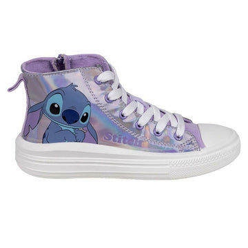 Kids Casual Boots Stitch Lilac