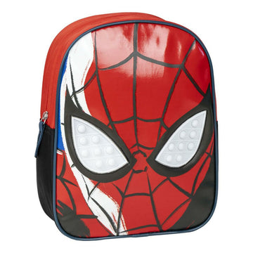 School Bag Spider-Man Red 22 x 29 x 2 cm
