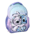 School Bag Stitch Lilac 32 x 15 x 42 cm