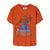 Child's Short Sleeve T-Shirt Spider-Man Orange