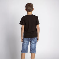 Child's Short Sleeve T-Shirt Sonic Black