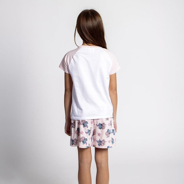 Children's Pyjama Stitch Pink