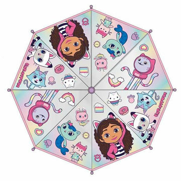 Umbrella Gabby's Dollhouse Pink PoE 45 cm