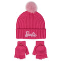 Hat & Gloves Barbie Pink