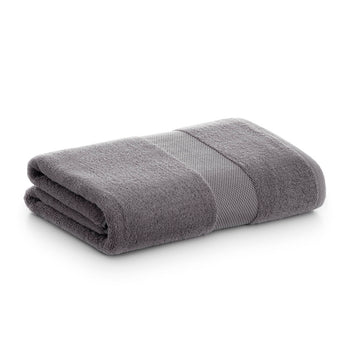 Bath towel Paduana Dark grey 100% cotton 70 x 140 cm