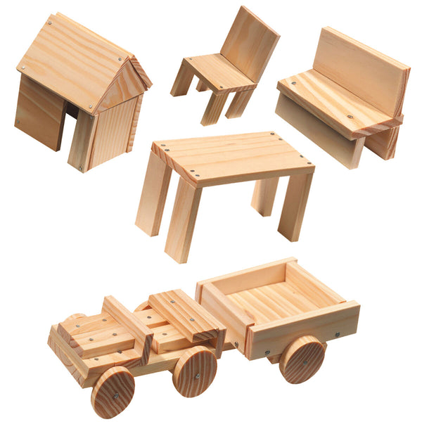 Playset SES Creative Joinery Workshop 57 Pieces