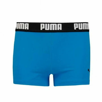 Boys Swim Shorts Puma Swim Logo Blue