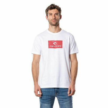 Men’s Short Sleeve T-Shirt Rip Curl Hallmark White Men