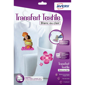 Adhesive paper Avery Textile Yes 8 Units (Refurbished A+)
