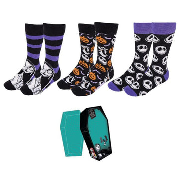 Socks The Nightmare Before Christmas 3 pairs One size (36-41) Black