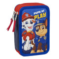 Triple Pencil Case The Paw Patrol Blue 12,5 x 6,5 x 19,5 cm