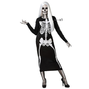 Costume for Adults Black Skeleton M/L