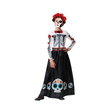 Costume for Children Skeleton 10-12 Years (2 Pieces)