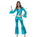 Costume for Adults Disco Blue