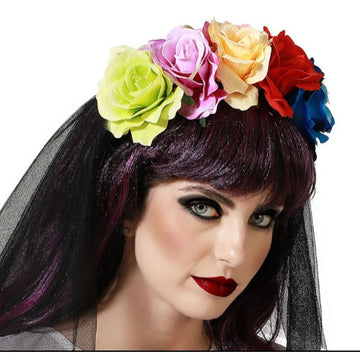 Headband Flowers Halloween