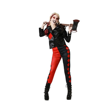 Costume for Adults Bloody Harlequin Lady