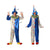 Costume for Adults Blue Male Clown