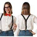 Costune accessories Glasses Bow tie Braces