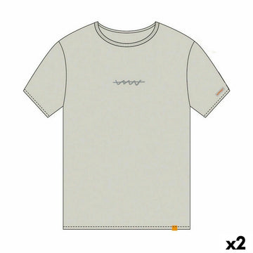Short Sleeve T-Shirt Cállate la Boca Beige XL (2 Units)
