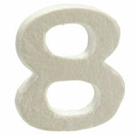 Number Number 8 polystyrene 2 x 15 x 10 cm (12 Units)