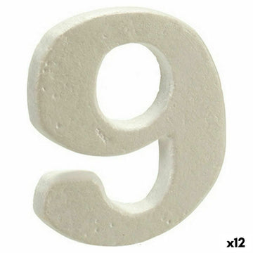 Number Number 9 2 x 15 x 10 cm (12 Units)