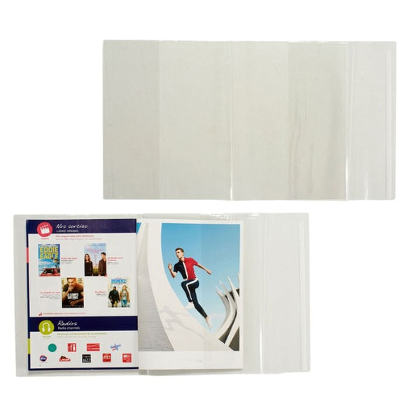 Adhesive Book Cover Transparent 31 x 53 cm (36 Units)