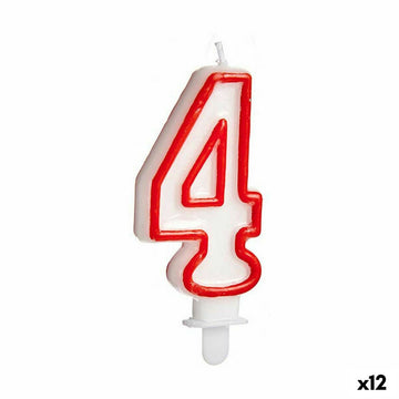 Candle Birthday Number 4 (12 Units)
